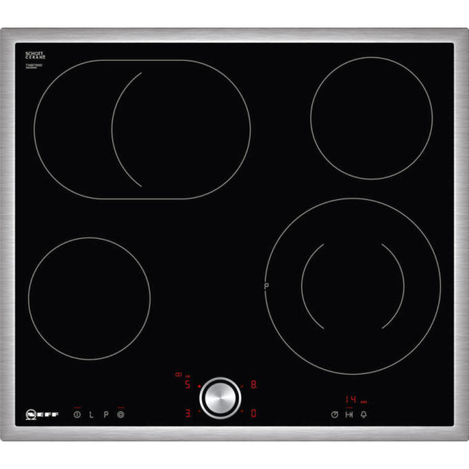 Plita incorporabila electrica Neff T16BT76N0, 60 cm, Negru