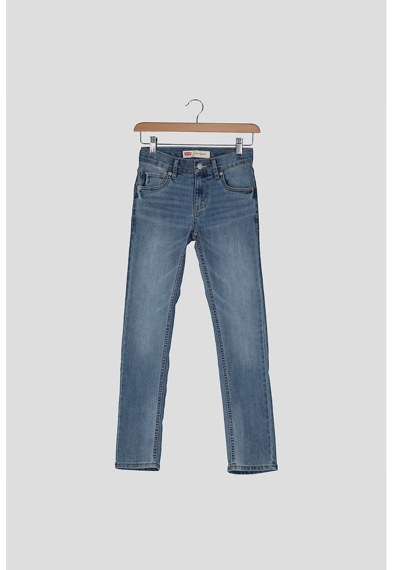 Kids - Blugi skinny 510 - Albastru deschis/Bleumarin