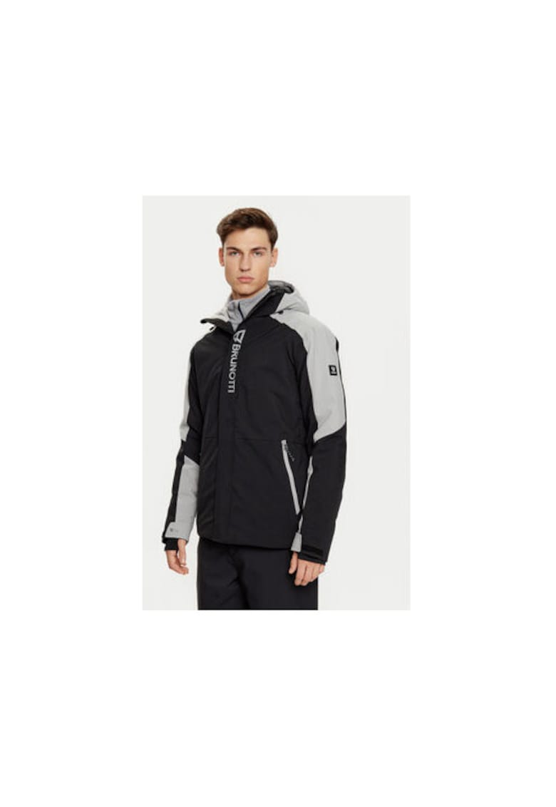 Geaca ski barbati -  304208942 - Poliester reciclat - Negru - Negru