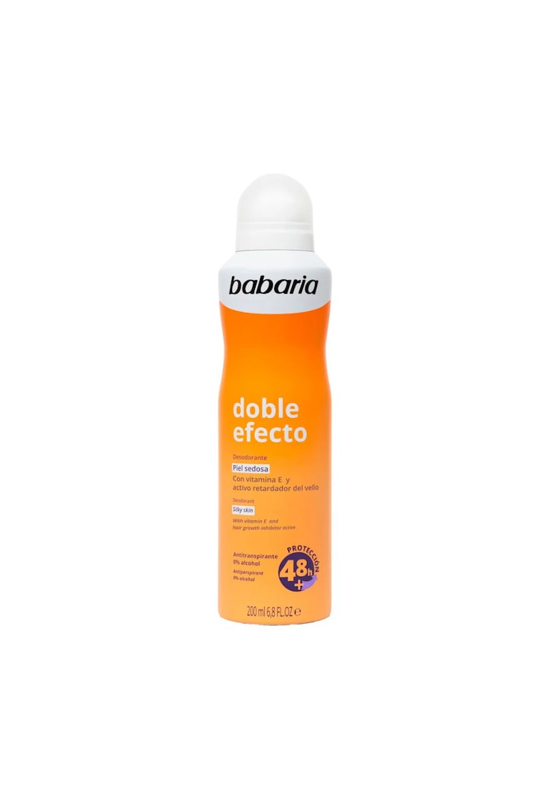 Deodorant spray fara alcool pentru piele sensibila - cu dublu efect - Silky Skin -  200 ml