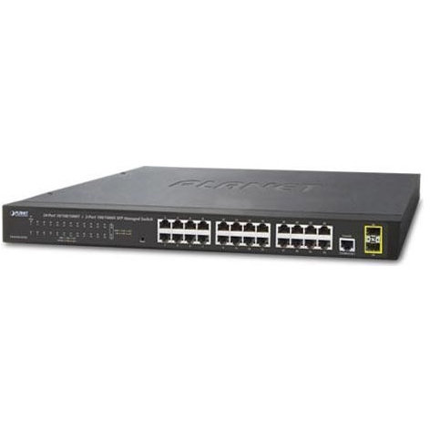 Switch GS-4210-24T2S Gigabit 24x RJ-45 2x SFP Black