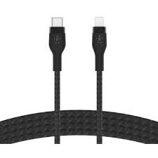 Cablu De Date\Incarcare USB-C to LTG Braided 2M Negru