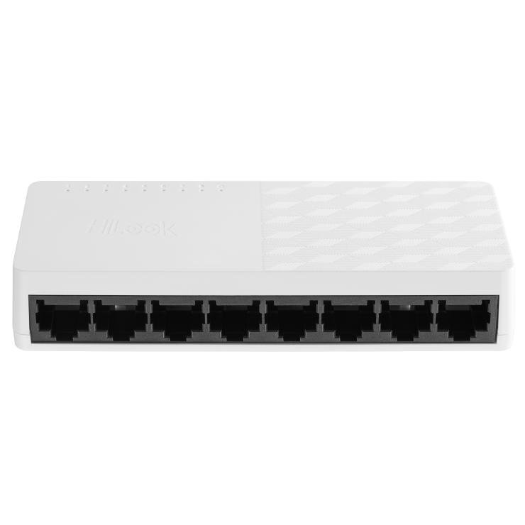 Switch de retea Gigabit unmanaged cu 8 porturi RJ-45 10/100/1000 Mbps Hikvision Hilook NS-0508D