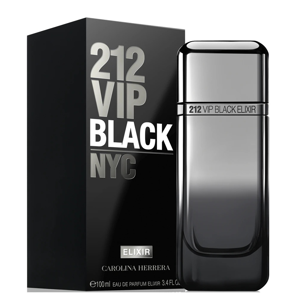 Carolina Herrera 212 Vip Black Elixir, Apa de Parfum, Barbati (Gramaj: 100 ml)