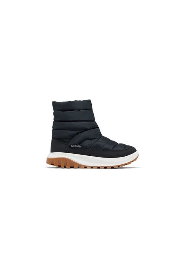 Ghete dama  Snowtrot Mid - negru - material textil -