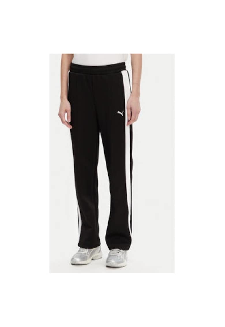 Pantaloni dama  din Poliester reciclat/Bumbac - Negru