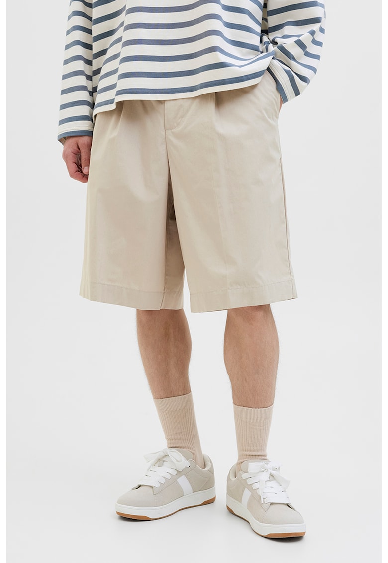 Pantaloni chino scurti - Bej deschis
