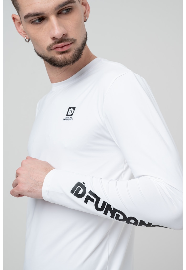 Bluza pentru trekking Manado Long II Rashguard - Alb