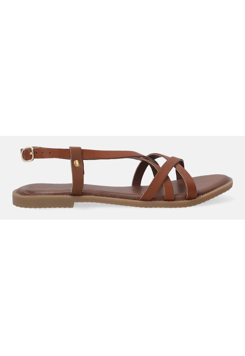 SANDALE CLASICE MARO DAMA  DIN PIELE NATURALA MARIMEA