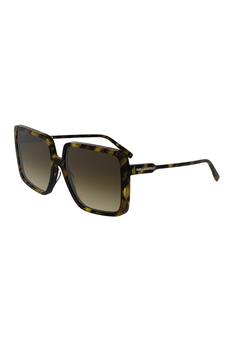 Ochelari de soare patrati cu lentile in degrade - Negru stins