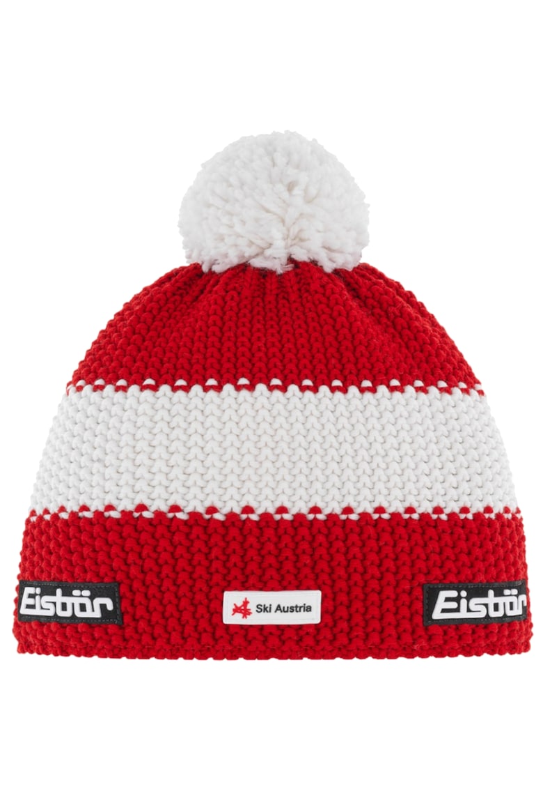 Caciula Unisex -  Star Pompon MU SKA E33140-AUT - Rosu -