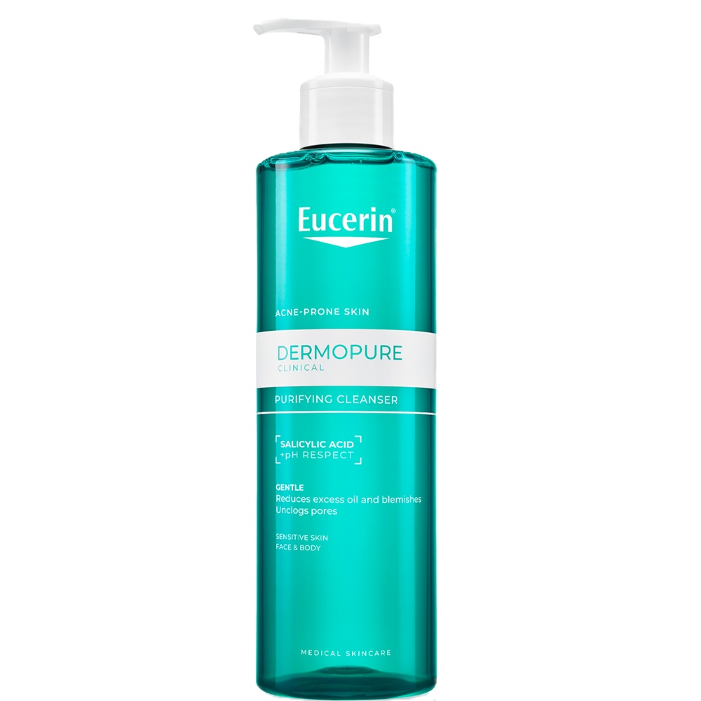 Gel de curatare purifiant cu acid salicilic Dermo Pure, Eucerin (Gramaj: 200 ml)