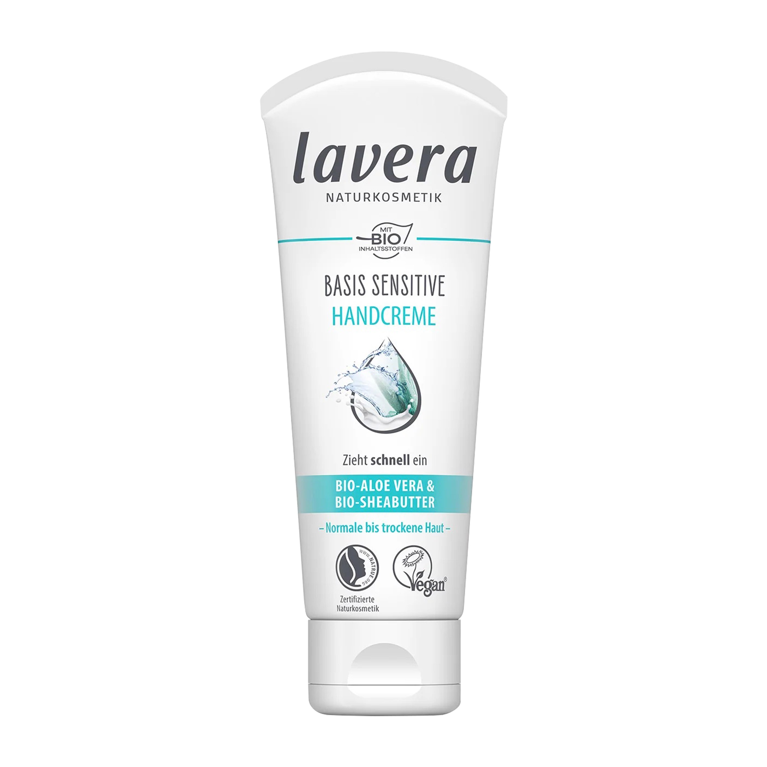 Cremă bio de mâini Basis Sensitiv, 75ml Lavera