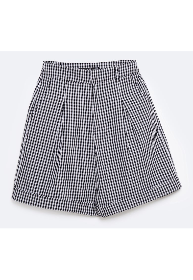 Pantaloni scurti cu model gingham Pollini 906