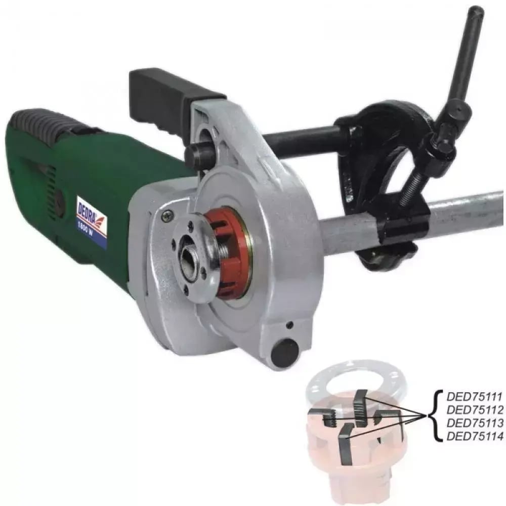 Clupa de filetat electrica Dedra DED7511, lama otel, verde, 1800 W