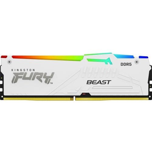Memorie Fury Beast White RGB 16GB (1x16GB) DDR5 6400MHz