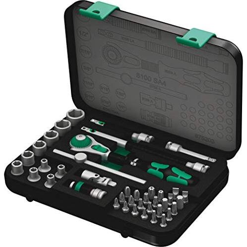 8100 SA 4 Zyklop Speed ??ratchet set - 1/4  drive, imperial