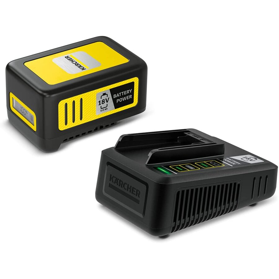 Starter Kit Battery Power 18/50 (2.445-063.0) Acumulator 5Ah si Incarcator 18V Negru