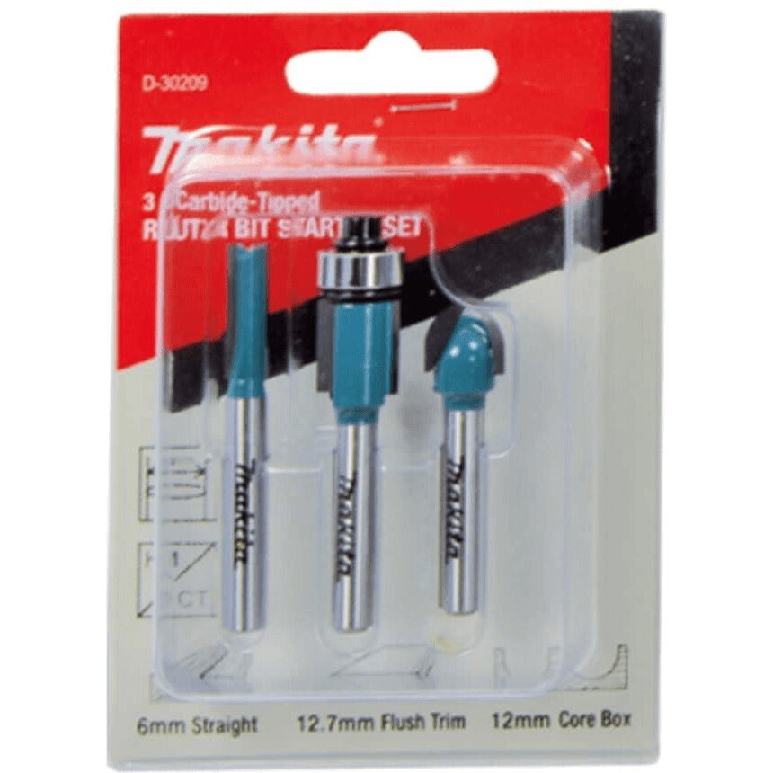 cutter set D-30209, 3 pieces (6mm shank)