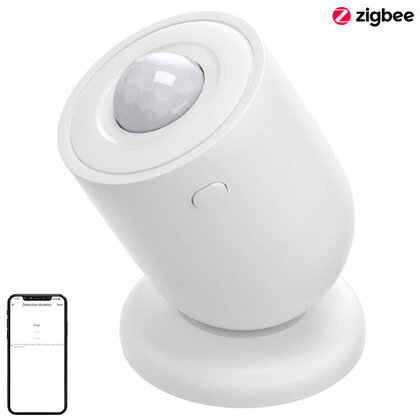 Senzor de Miscare SNZB-03P  Zigbee 3.0 Detectare Inteligenta a Luminii + Baterie Alb