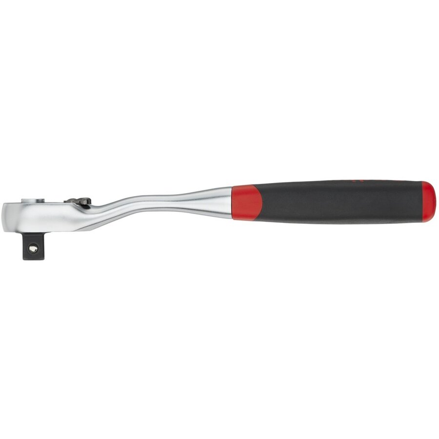 reversible ratchet 1/2, push button and ball lock (black/red)