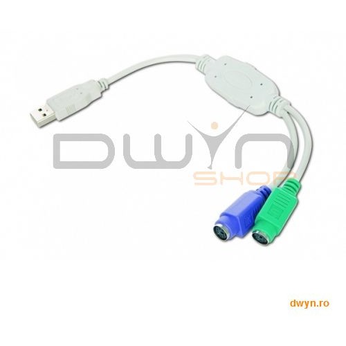 CABLU CONVERTOR USB LA PS2 (tast+mouse) 'USB-PS2'