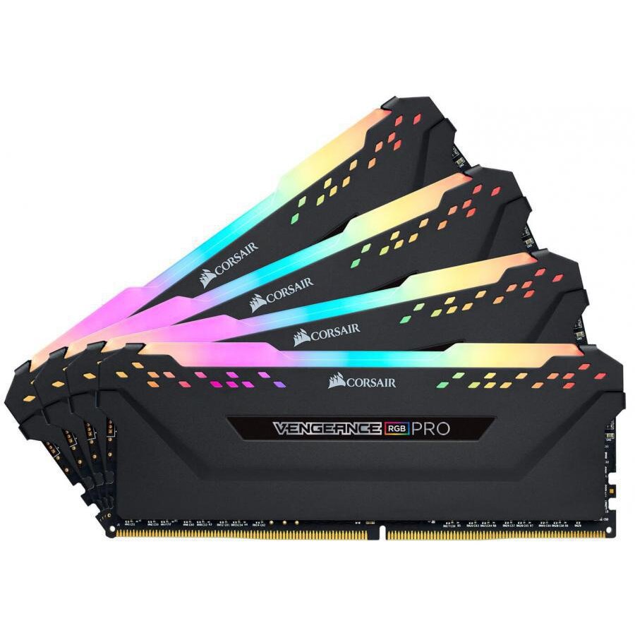 Corsair Vengeance RGB Series LED 32GB, 3200MHz DDR4 CL16, Negru