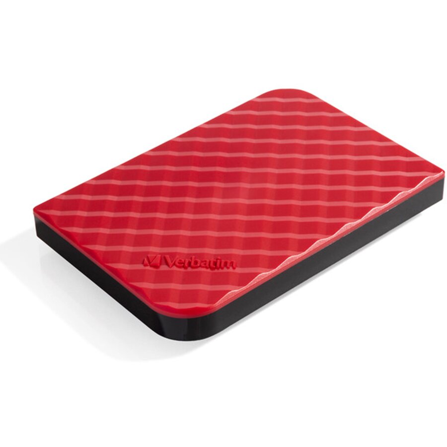 HDD extern Verbatim Store 'n' Go 53203, 1TB, 2.5, USB 3.0, Rosu