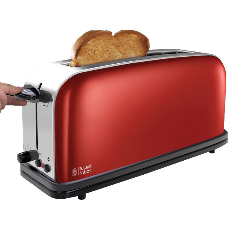 Prajitor de paine cu fanta lunga Russel Hobbs 21391-56 Colours Flame Red