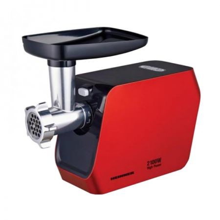 MG-2100RD, 2100W, Accesoriu rosii, Accesoriu carnati, Cutit inox, Rosu