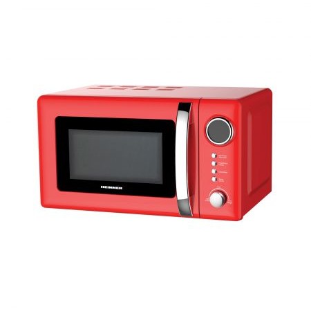 Cuptor cu microunde HMW-20GRD, 20 l, 700 W, Digital, Grill, Rosu