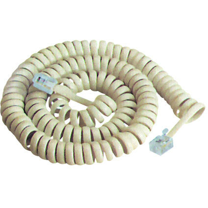 CABLU TELEFONIC SPIRALAT 4.2M ALB