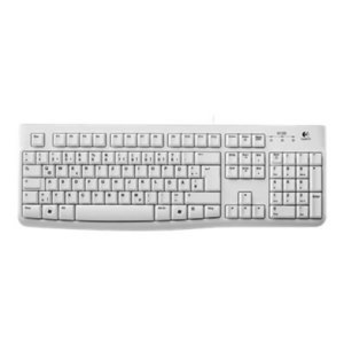 Tastatura USB OEM K120 White layout germana