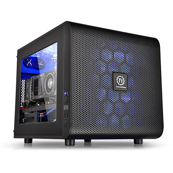 Carcasa Core V21, mATX/Mini-ITX, neagra, fara sursa