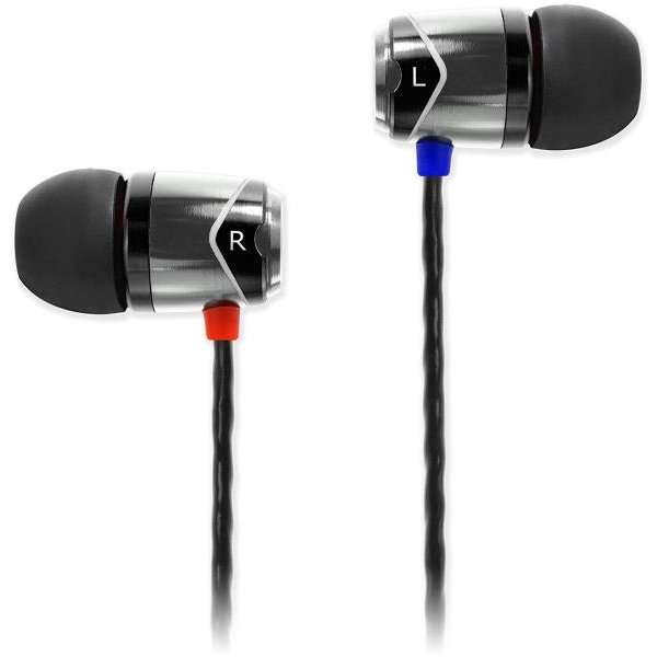 Casti SoundMAGIC E10 In-Ear, argintiu-negru