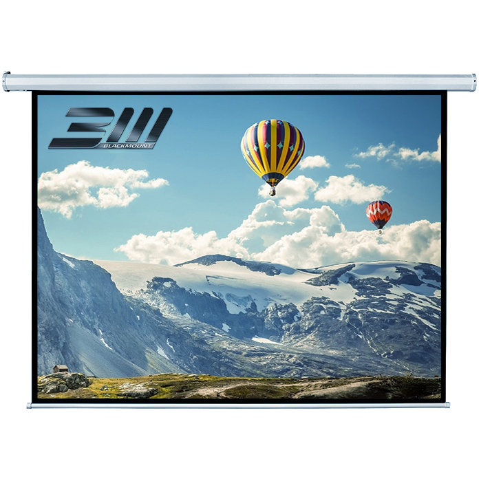 Ecran proiectie electric perete/tavan Blackmount, marime vizibila 240cm X 180 cm cu telecomanda
