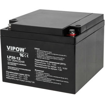 ACUMULATOR STATIONAR PLUMB ACID 12V 26AH VIPO