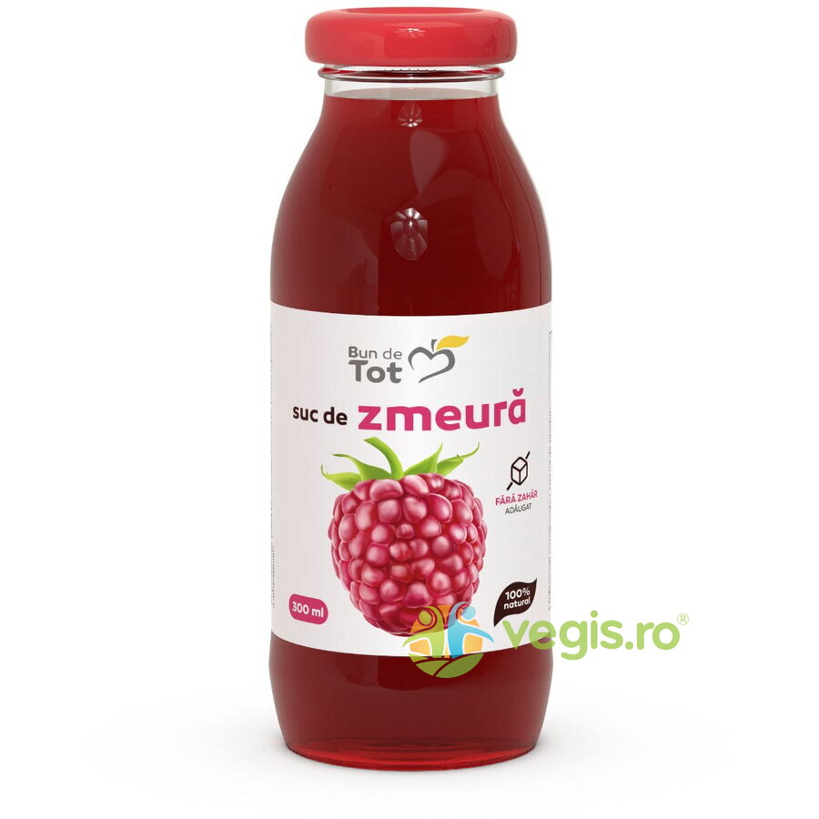 Suc de Zmeura fara Zahar Adaugat 300ml