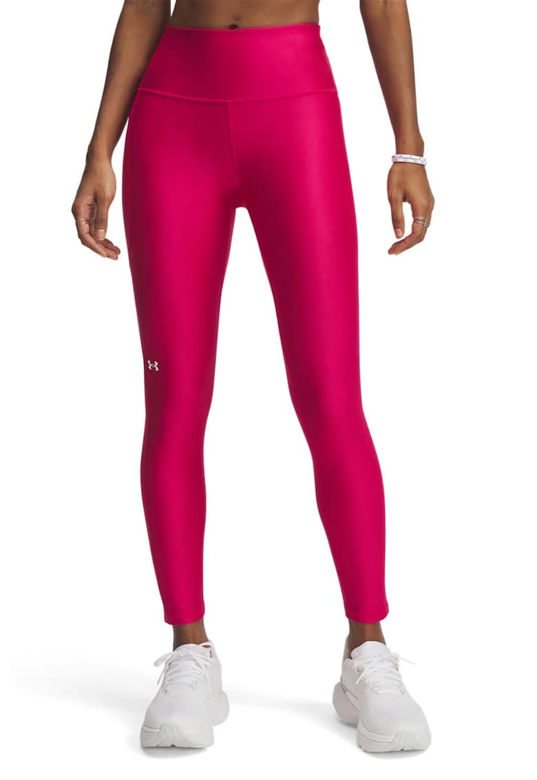 Colanti crop pentru antrenament Tech - Roz zmeuriu