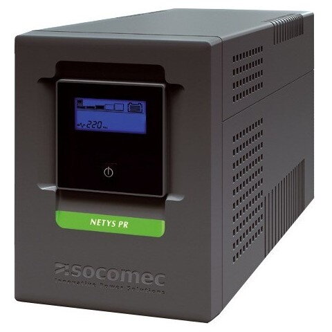 UPS SOCOMEC Netys PR MT 1000VA, putere 1000VA / 700W, 4 prize 'Out' (6 IEC 320 10A), timp de back-up