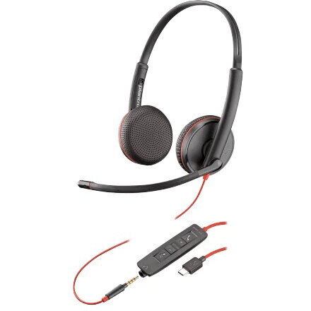 Casti Plantronics Blackwire 3225 (209751-101)  Banda de fixare pe cap Conector 3,5