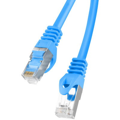 Lanberg Patchcord RJ45 cat.6 FTP 0.25m , albastru