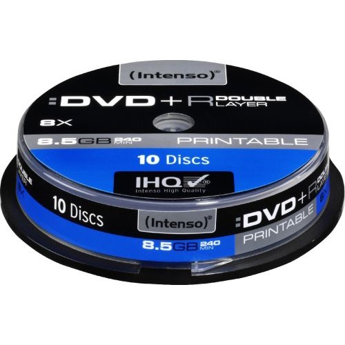 DVD+R DL Printable, 10 bucati, 8x, 8.5 GB