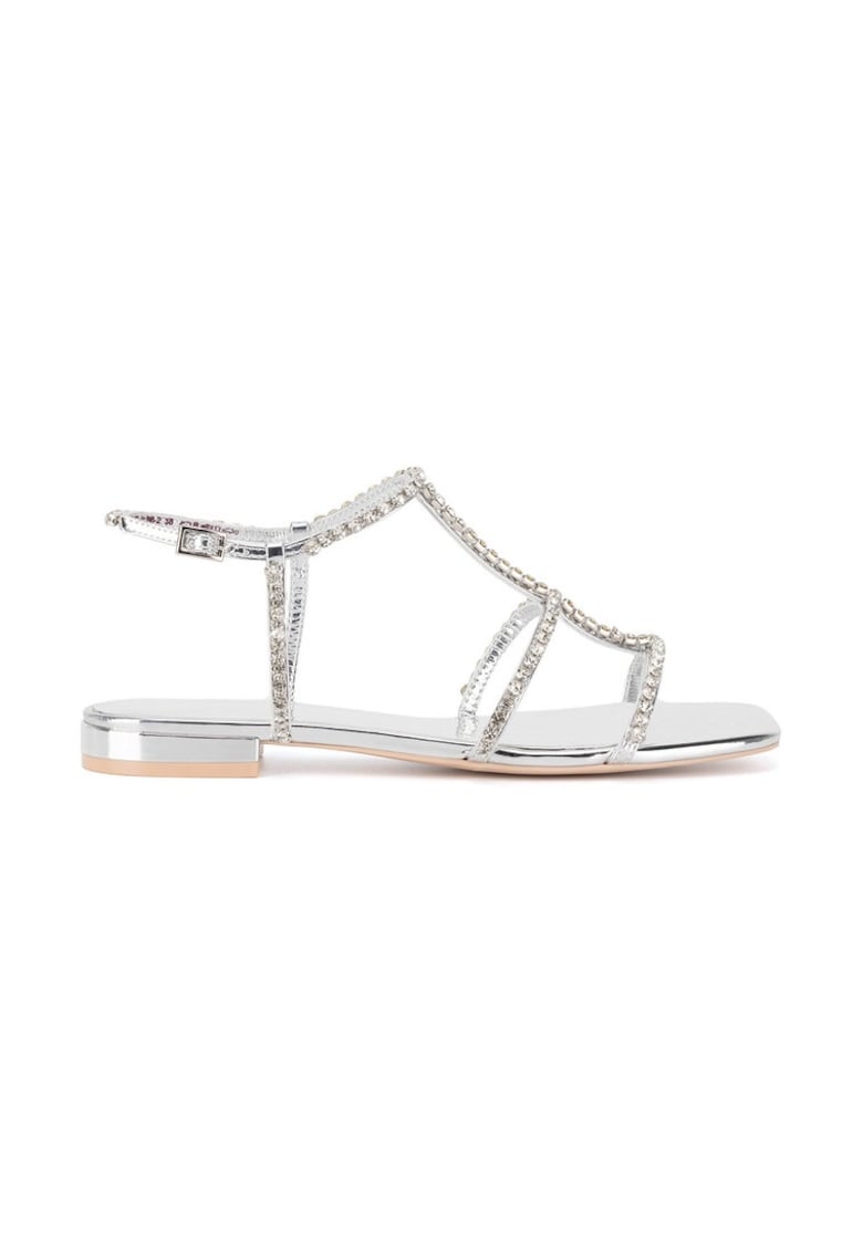 Sandale dama -  590559 - Piele naturala - Argintiu - Argintiu