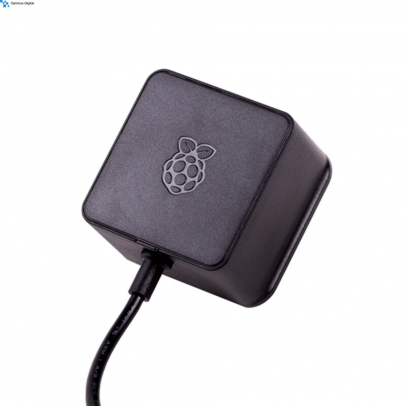 Sursă de alimentare neagră de 5 V, 3 A pentru Raspberry Pi 4 Model B, UE