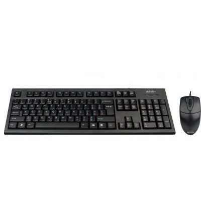 Tastatura Kit Tastatura + Mouse, Usb, Negru