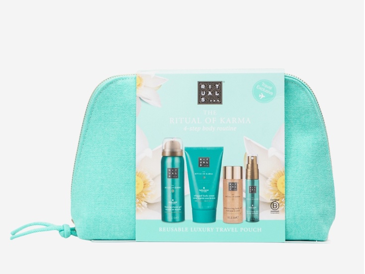 Set Rituals The Ritual of Karma, Crema de corp 70 ml, Spuma de dus 50 ml, Ulei de corp 30 ml, Gel de dus 50 ml (Concentratie: Set)
