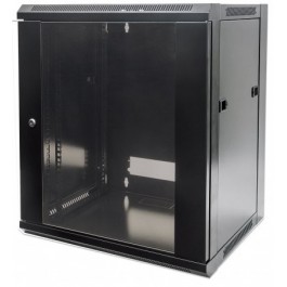 Cabinet 19  fixare pe perete, Flatpack, Intellinet15U, Black, 770 (h) x 570 (w) x 450 (d) mm 711937