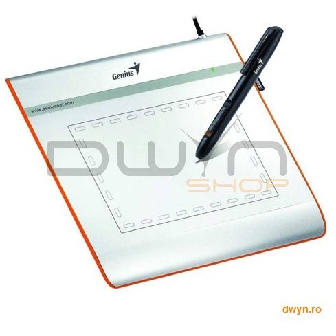 GENIUS Tableta Grafica Genius MousePen I405X, 4 x 5.5 working area, 2560 LPI, 1024-level pressure