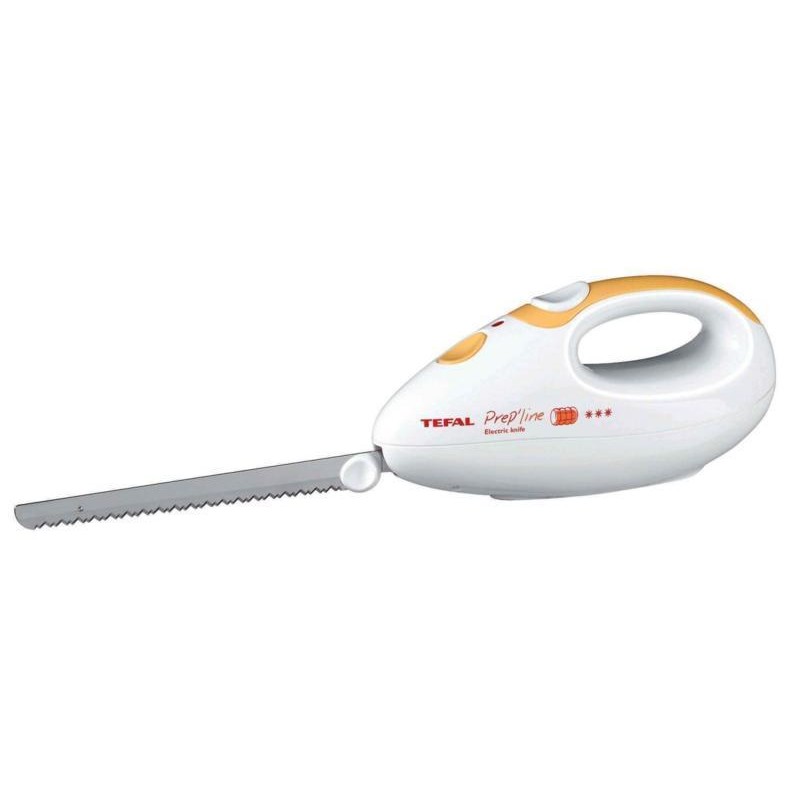 Cutit electric Tefal Prepline pentru taiat paine, 100 W, Alb